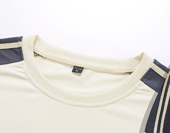 Ensemble sweat-shirt et jogging à empiècements contrastés · Détails d'usine d'origine